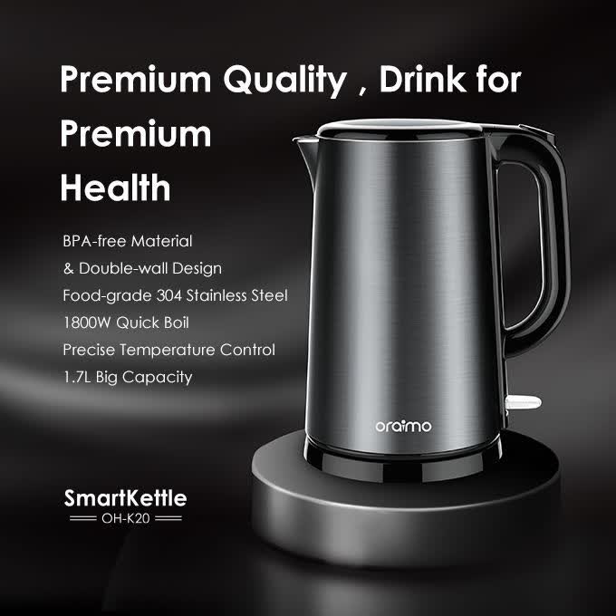 کتری برقی اورایمو مدل Orimo Smart Kettle 1.7L OH_K20