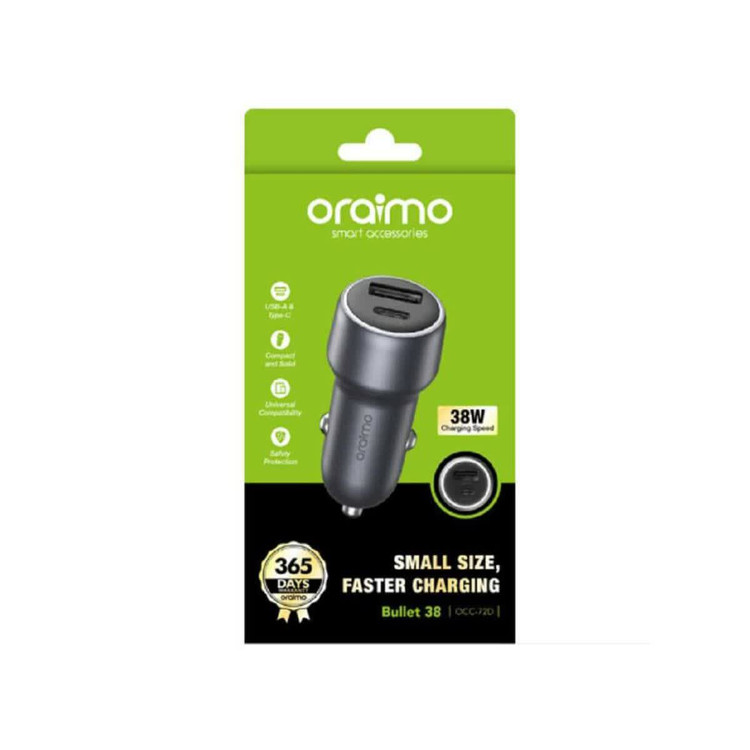 شارژر فندکی اورایمو مدل Oraimo Bullet 48W OCC-73D