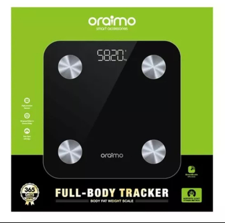 ترازو دیجیتال هوشمند اورایمو مدل Oraimo Smart Scale Full-Body Tracker OPC-SC20