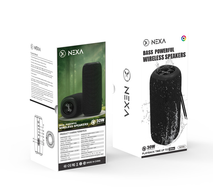 اسپیکر بلوتوثی قابل حمل نکسا مدل NEXA S230 Wireless Bluetooth Speaker 30W