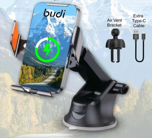 پایه نگهدارنده و شارژر بی سیم موبایل بودی مدل Budi CM550B