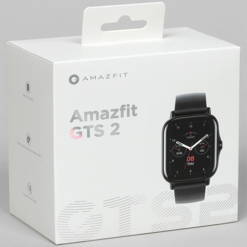 ساعت هوشمند آمازفیت مدل Amazfit GTS 2 A1969 Midnight Black با نمایشگر AMOLED و GPS داخلی