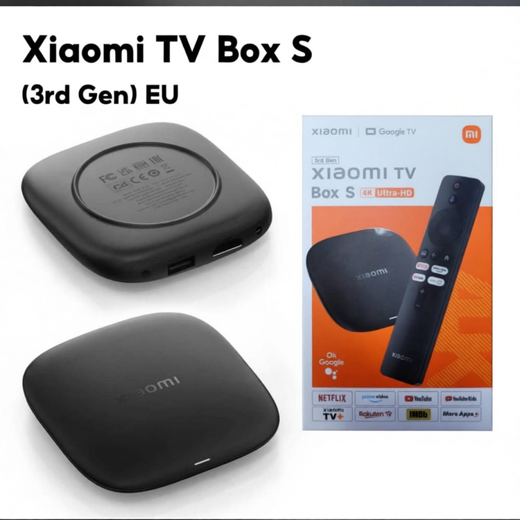 تی وی باکس شیائومی Mi Box S 4K 3rd gen گلوبال