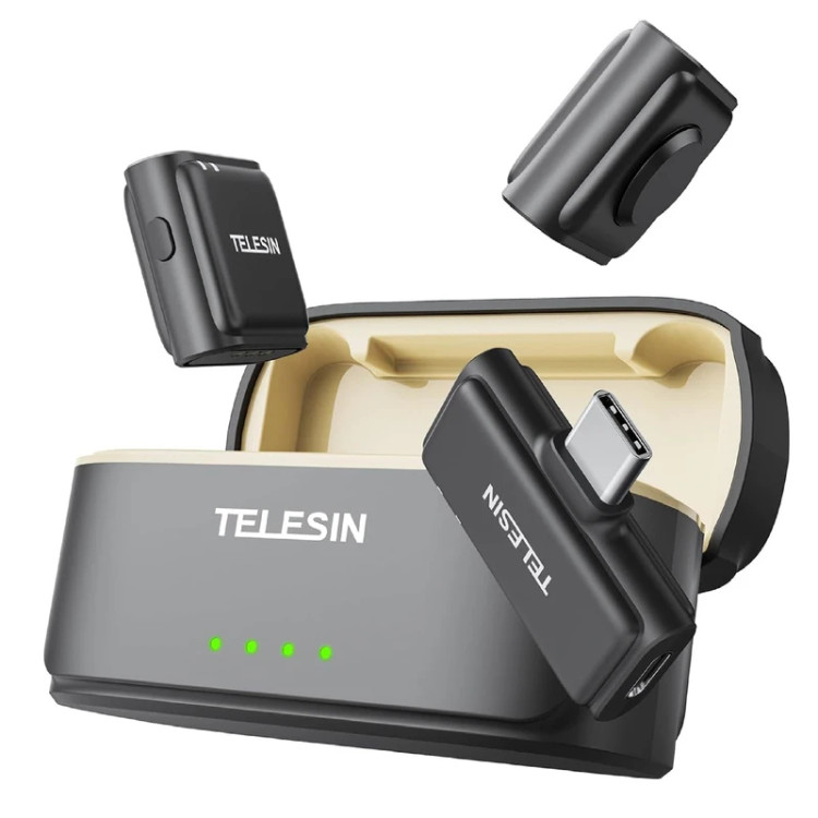 میکروفون یقهای بیسیم تلسین مدل Telesin P5-MCP-01