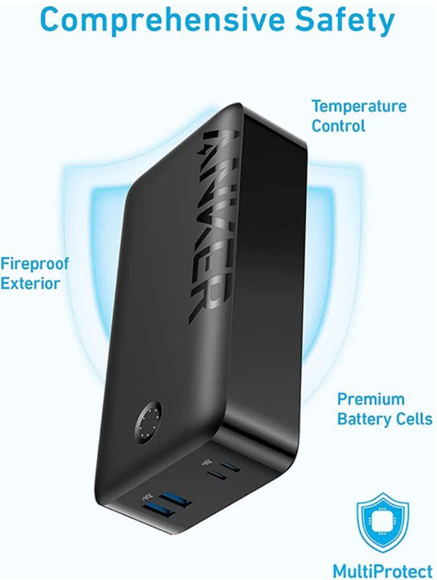 پاوربانک 40000 میلی آمپر نسل سوم انکر Anker 347 Powerbank – مدل A1377