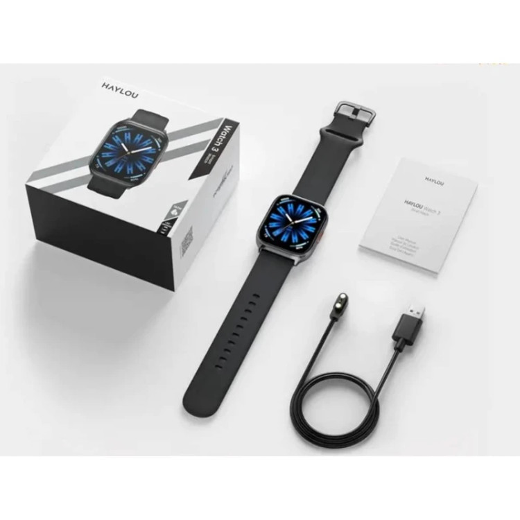 ساعت هوشمند 49 میلیمتری هایلو مدل Watch 3 با بند سیلیکونی